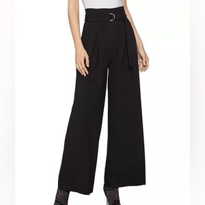BCBG Wide leg belted trousers